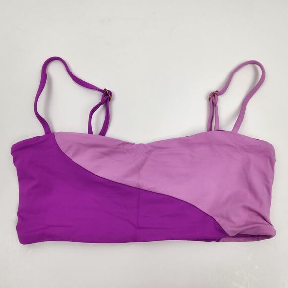 L*Space Ari Bikini Top in Purple/Pink Size Small NWT - Picture 1 of 4